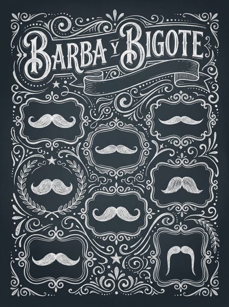 Diseño B09 del Pack Barber Deco