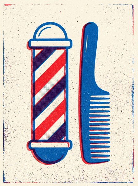 Diseño B10 del Pack Barber Deco