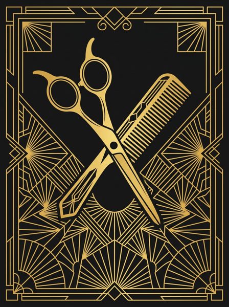 Diseño B13 del Pack Barber Deco