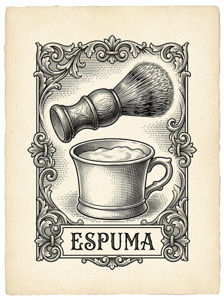 Diseño B16 del Pack Barber Deco
