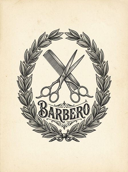 Diseño B34 del Pack Barber Deco